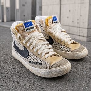 Nike Blazer Mid 77 Alter Reveal GS 6.5Y Womens 8 White Black DO7138-100